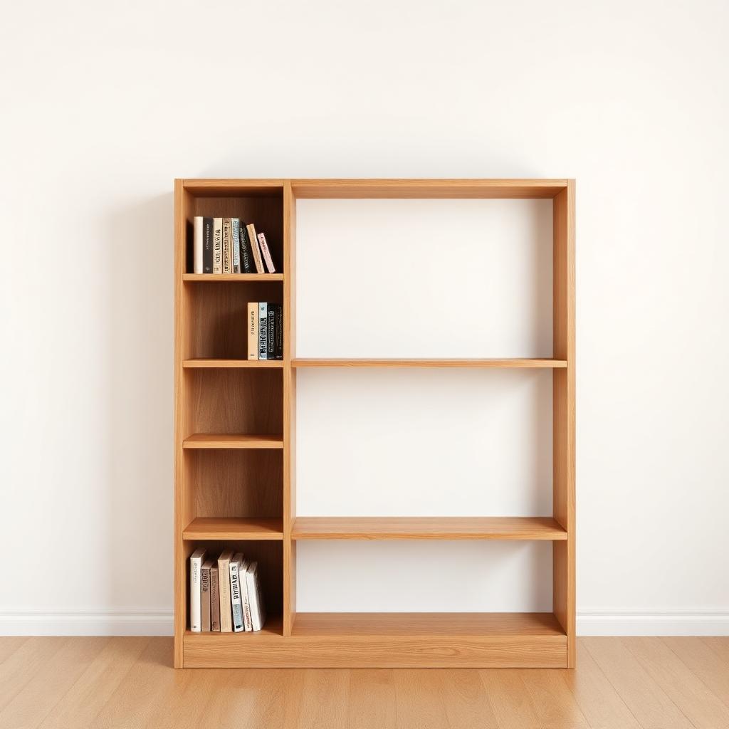 Open Oak Bookshelf