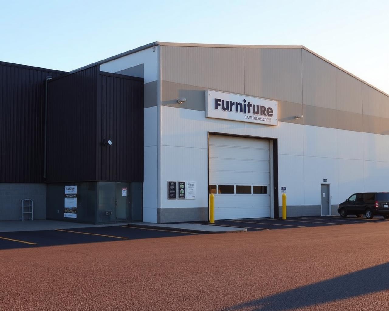 Ashalifyy warehouse showroom exterior in Mississauga